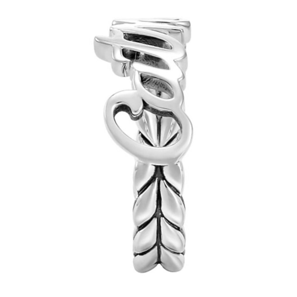 Jai Sterling Silver “Cat Mom” Script Ring 💍 - Size 9 - Picture 3 of 6
